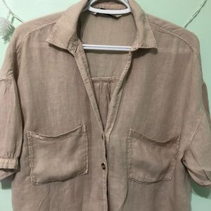 SOLD! Zara linen top